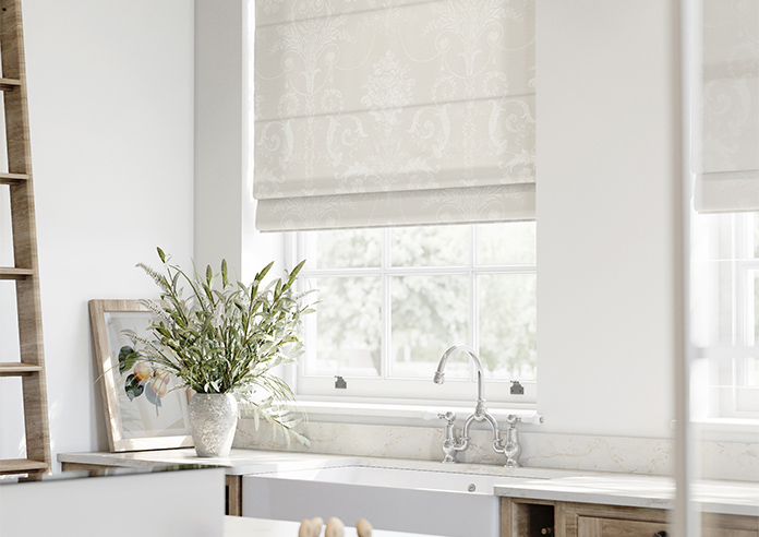 Laura Ashley Josette, Dove Grey - Roman Blind - Image 5